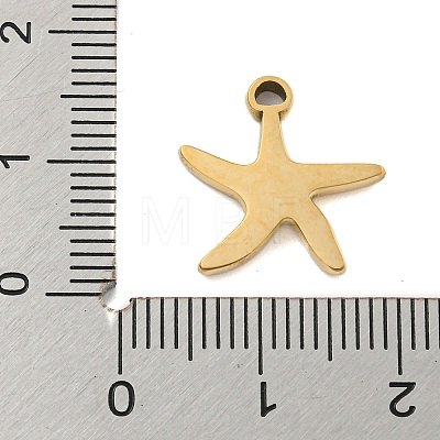 304 Stainless Steel Pendants STAS-L080-007G-1