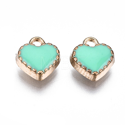Alloy Enamel Charms ENAM-Q033-51G-1