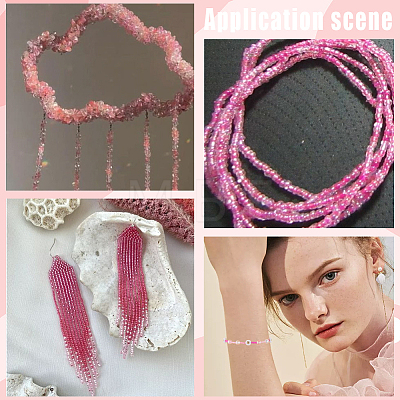 SUNNYCLUE 156g 12 Style Glass Seed Beads SEED-SC0001-32A-03-1