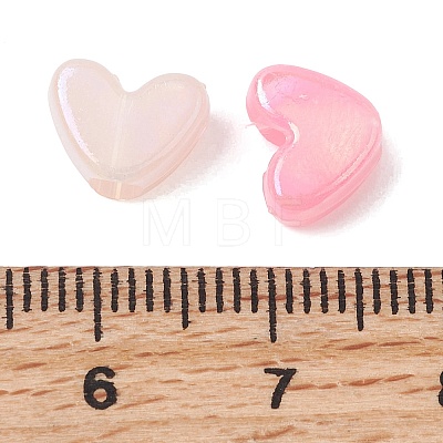 UV Plating Opaque Acrylic Beads OACR-G058-16D-1