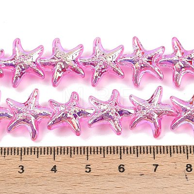 Electroplate Glass Beads Strands EGLA-P069-01A-AB04-1