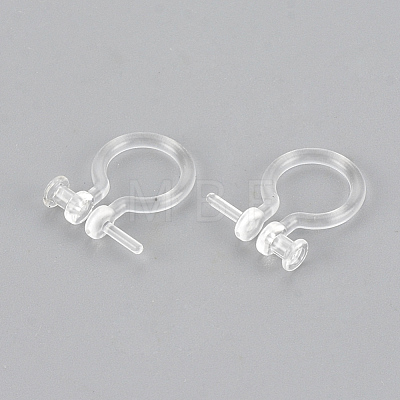 Plastic Clip-on Earring Findings KY-S155-05-1