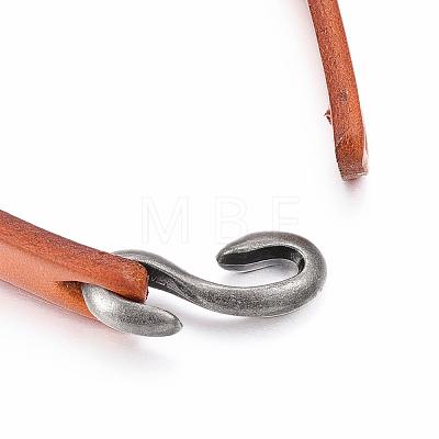 Cowhide Leather Bracelets BJEW-G575-09B-1