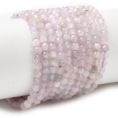 Natural Kunzite Beads Strands G-G343-B03-3mm-1