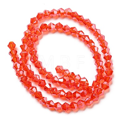 Transparent Electroplate Glass Beads Strands LS-EGLA-A039-T2mm-A14-1