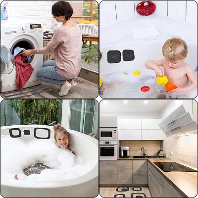  28Pcs 3 Style PEVA Self Adhesive Non Slip Bath Tub Stickers DIY-NB0006-13-1