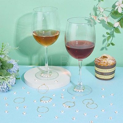 DIY Wine Glass Charm Making Kits DIY-PH0033-72B-1