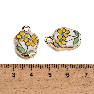 Handmade Porcelain with Brass Pendants PR-CBAB520-12G-1