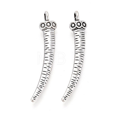 Tibetan Style Alloy Pendants TIBEP-T054-12AS-1