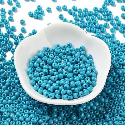 Baking Paint Glass Seed Beads SEED-H002-I-A508-1