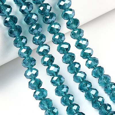 Electroplate Glass Beads Strands EGLA-A034-T1mm-A33-1