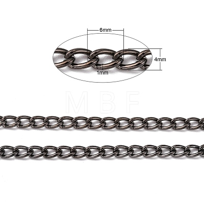 Iron Twisted Chains Curb Chains CHS007Y-B-1