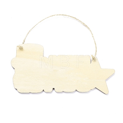 Independence Day Density Board Wooden Wall Ornament Doorplate Pendants HJEW-C004-10-1