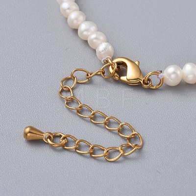 Natural Freshwater Pearl Necklaces NJEW-JN02515-1