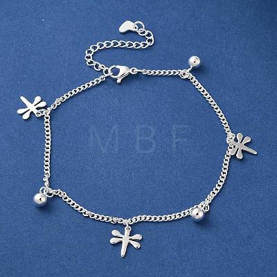 304 Stainless Steel Charm Bracelets BJEW-L673-022S-02-1