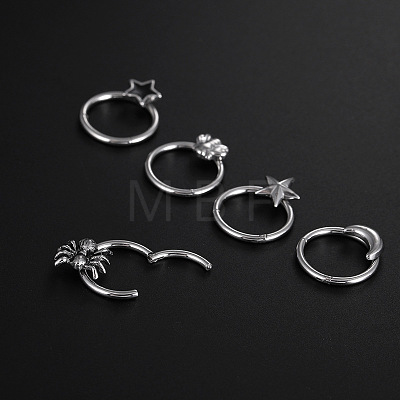 Halloween Titanium Steel Nose Rings WGADCDD-03-1