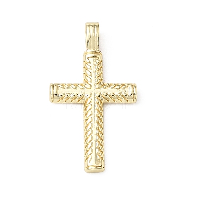 Easter Brass Pendants KK-E799-07G-1