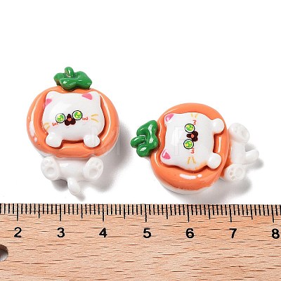 Cartoon White Cat Resin Decoden Cabochons CRES-R203-01I-1