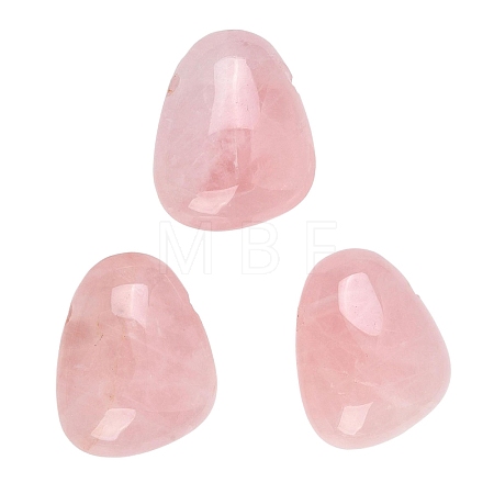 Natural Rose Quartz Pendants G-B195-01J-1