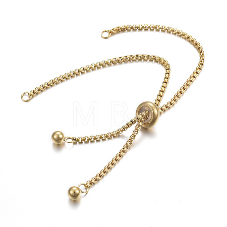 DanLingJewelry Adjustable 304 Stainless Steel Bracelet Making STAS-DL0001-22-1