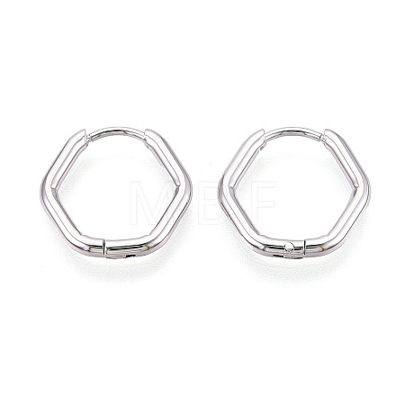 304 Stainless Steel Hoop Earrings STAS-T074-22P-1