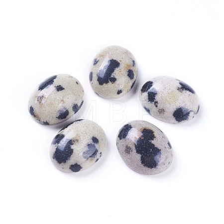 Natural Dalmatian Jasper Cabochons G-L511-B-02-1