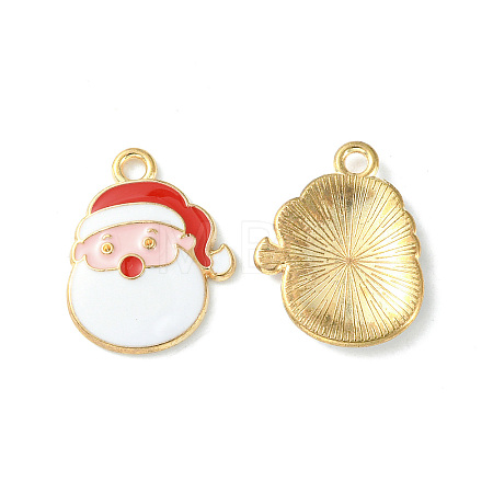 Christmas Alloy Enamel Pendants ENAM-D047-10LG-01-1
