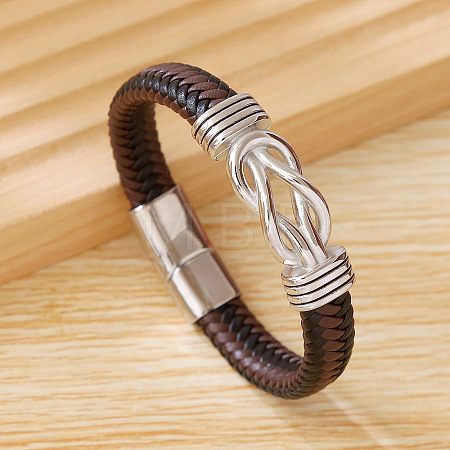 304 Stainless Steel Interlocking Kont Link Bracelets PW-WG9B3DE-02-1