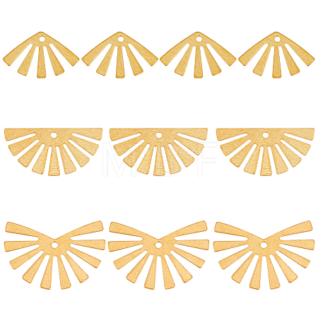 60Pcs 3 Style Brass Pendants KK-BC0011-63-1