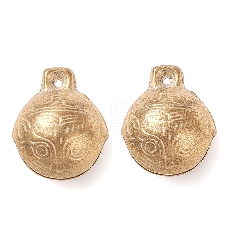 Brass Bell Pendants KKB-A003-25mm-1
