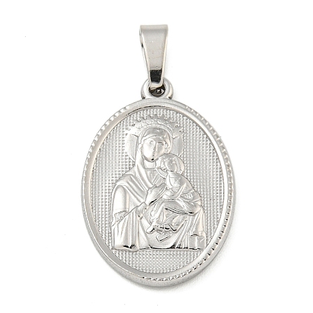 Non-Tarnish 304 Stainless Steel Pendants STAS-B071-02I-17P-1