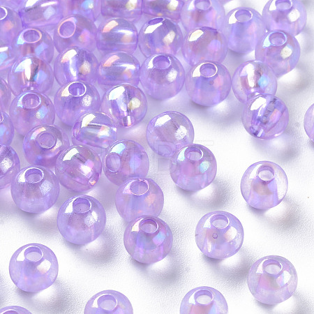 Transparent Acrylic Beads MACR-S370-B6mm-746-1