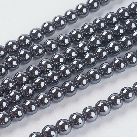 Non-Magnetic Synthetic Hematite Beads Strands G-H1072-1-1