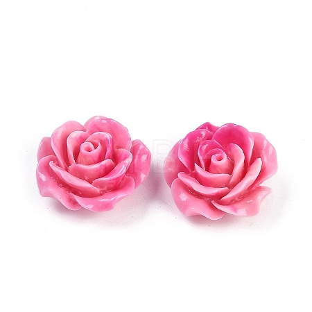 Synthetic Coral Carved Beads CORA-M001-04B-1
