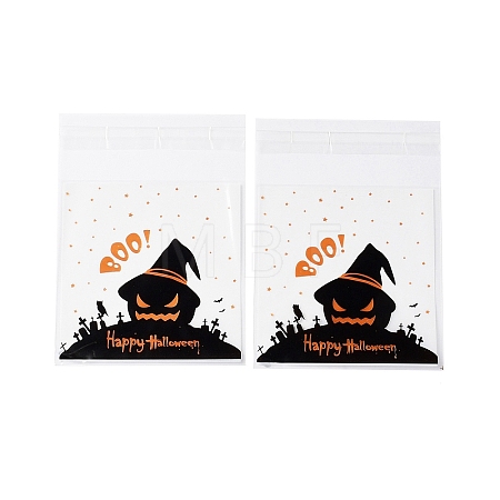 Halloween Theme Plastic Bakeware Bag OPP-Q004-01J-1