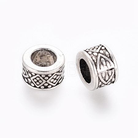 Tibetan Style Alloy European Beads X-LF8485Y-1