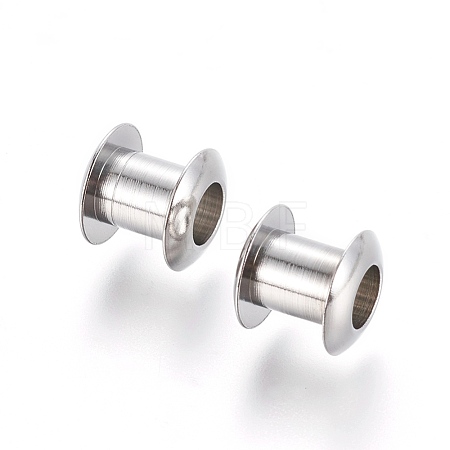 201 Stainless Steel European Bead Cores STAS-E464-22A-P-1