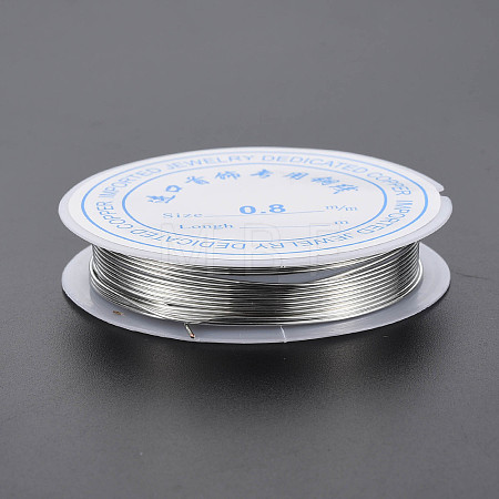 Round Copper Jewelry Wire X-CWIR-S002-0.8mm-01-1