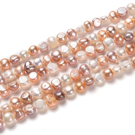 Natural Cultured Freshwater Pearl Beads Strands PEAR-L033-45E-01-1