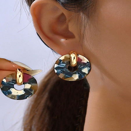 Acrylic Stud Earrings FS-WGF2FEF-01-1