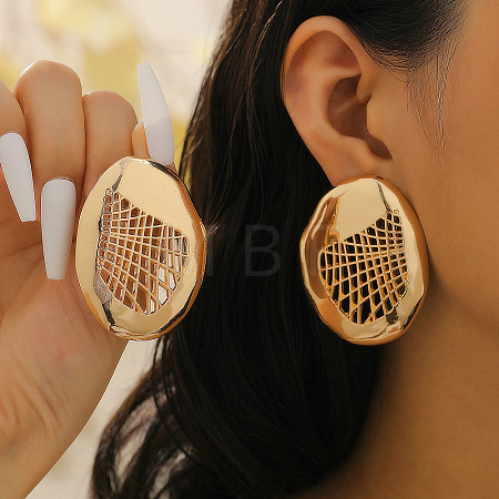 Exaggerated Alloy Stud Earrings WG74E5F-13-1
