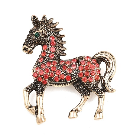 Alloy Rhinestone Lapel Pin Brooches JEWB-C057-01AG-1