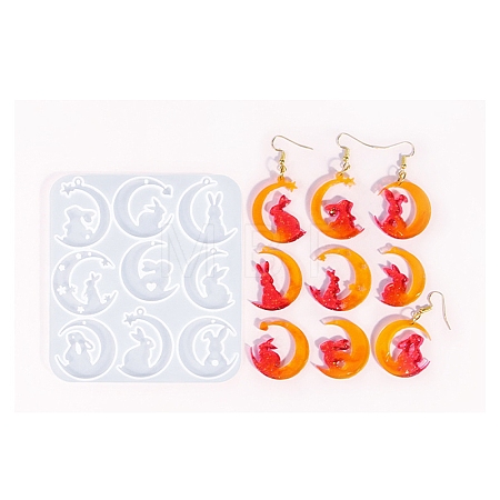DIY Pendant Molds LS-AJEW-U023-04C-1