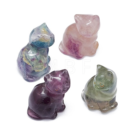 Natural Fluorite Sculpture Display Decorations G-F719-39-1