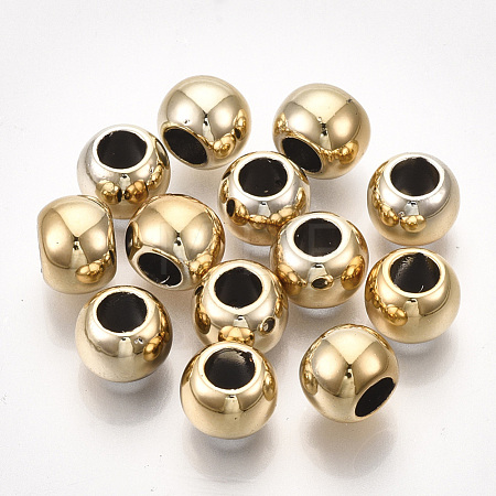 UV Plating ABS Plastic European Beads CCB-S162-28H-02-1
