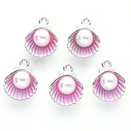 Alloy Enamel Charms ENAM-R059-03B-P-RS-1