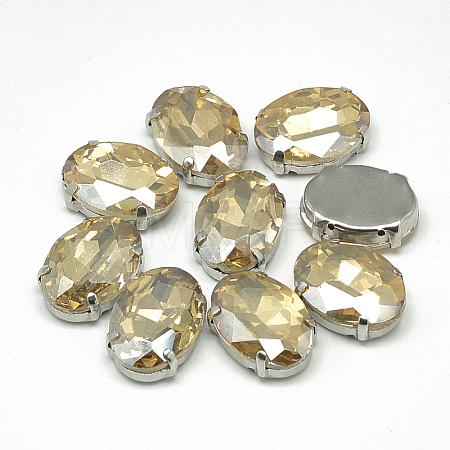 Sew on Rhinestone RGLA-T091-10x14mm-06P-1