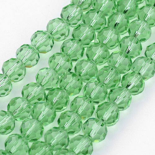 Transparent Glass Bead Strands X-GLAA-G013-6mm-55-1