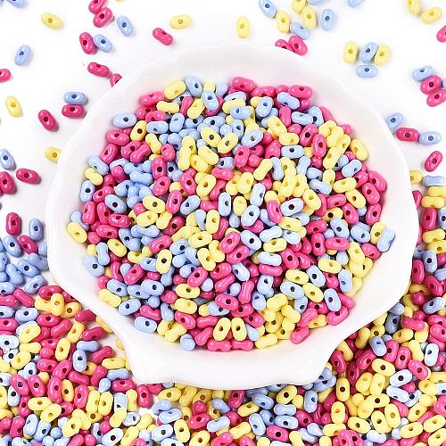 Opaque Acrylic Beads MACR-T048-02M-15-1