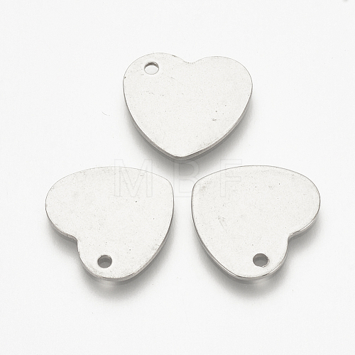 201 Stainless Steel Stamping Blank Tag Pendants STAS-S076-11-1